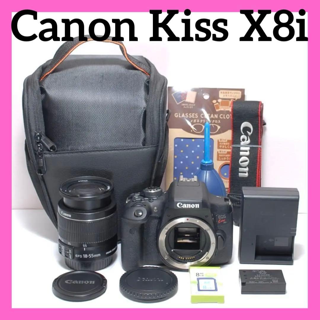 ❤️高画質❤️Canon kiss X8i❤️シングルレンズ❤️バイアングル液晶