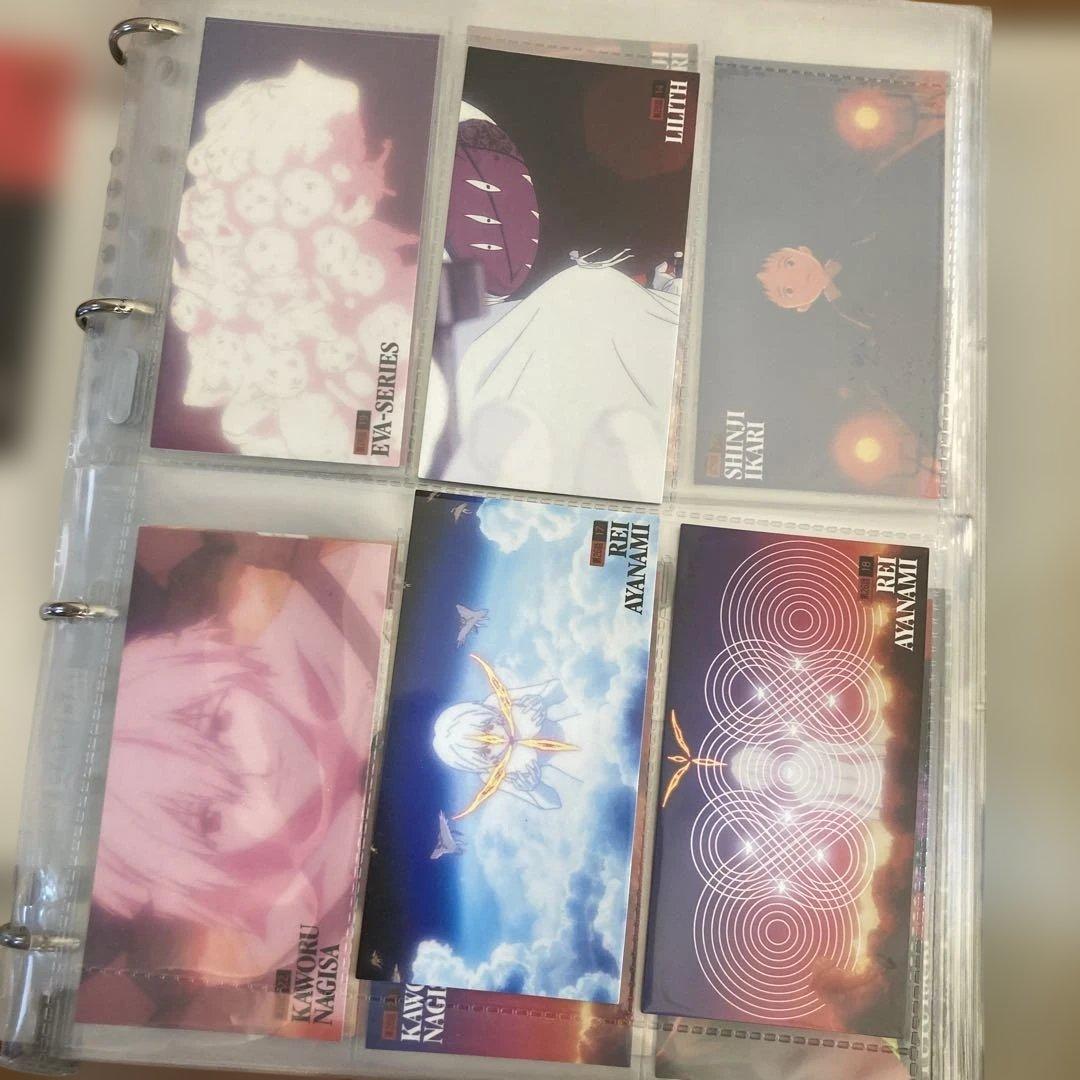 エヴァ カードダスマスターズ ワイド オフィシャル カード バインダー　他