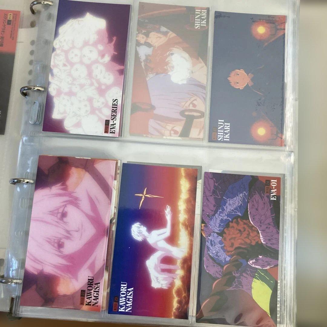 エヴァ カードダスマスターズ ワイド オフィシャル カード バインダー　他