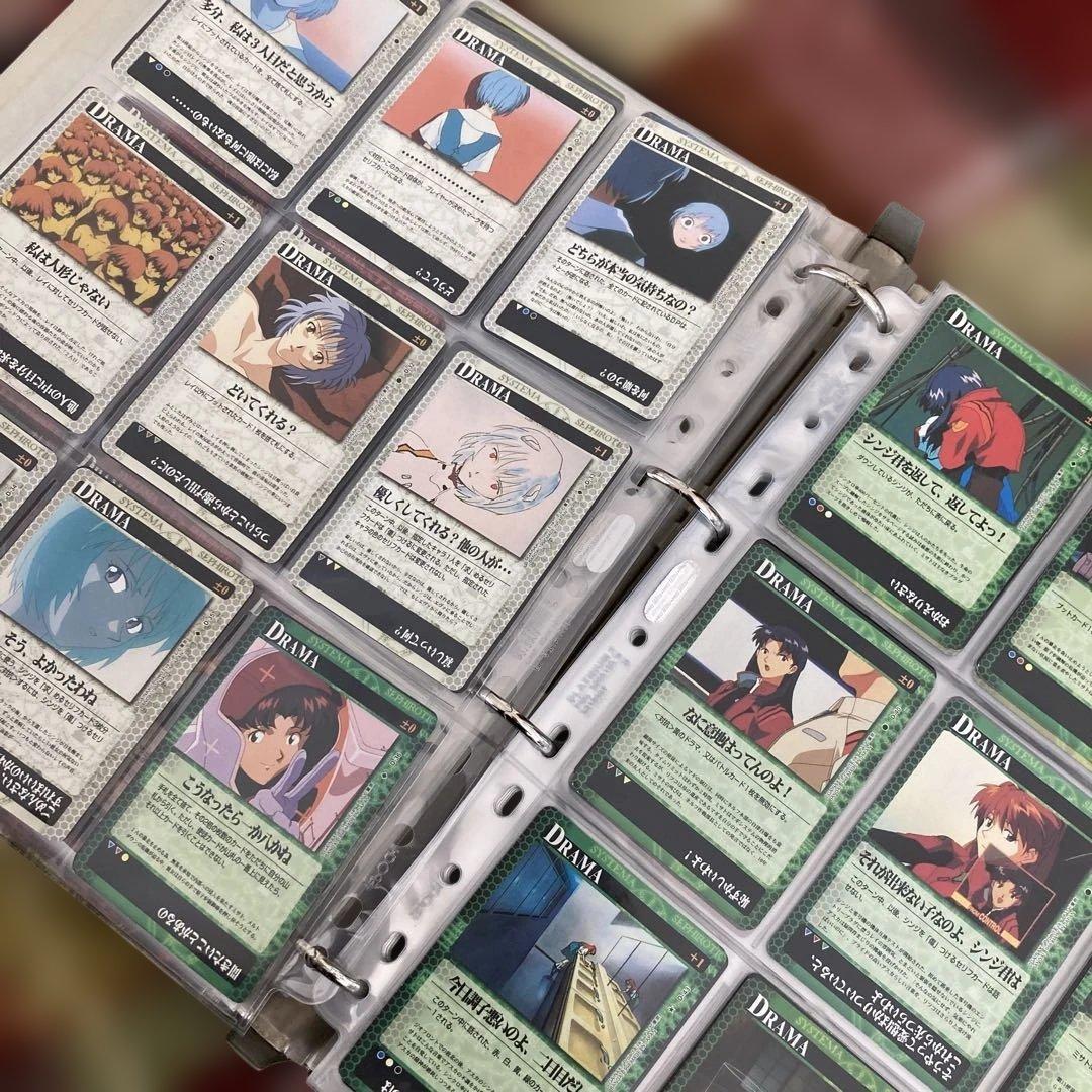 エヴァ カードダスマスターズ ワイド オフィシャル カード バインダー　他