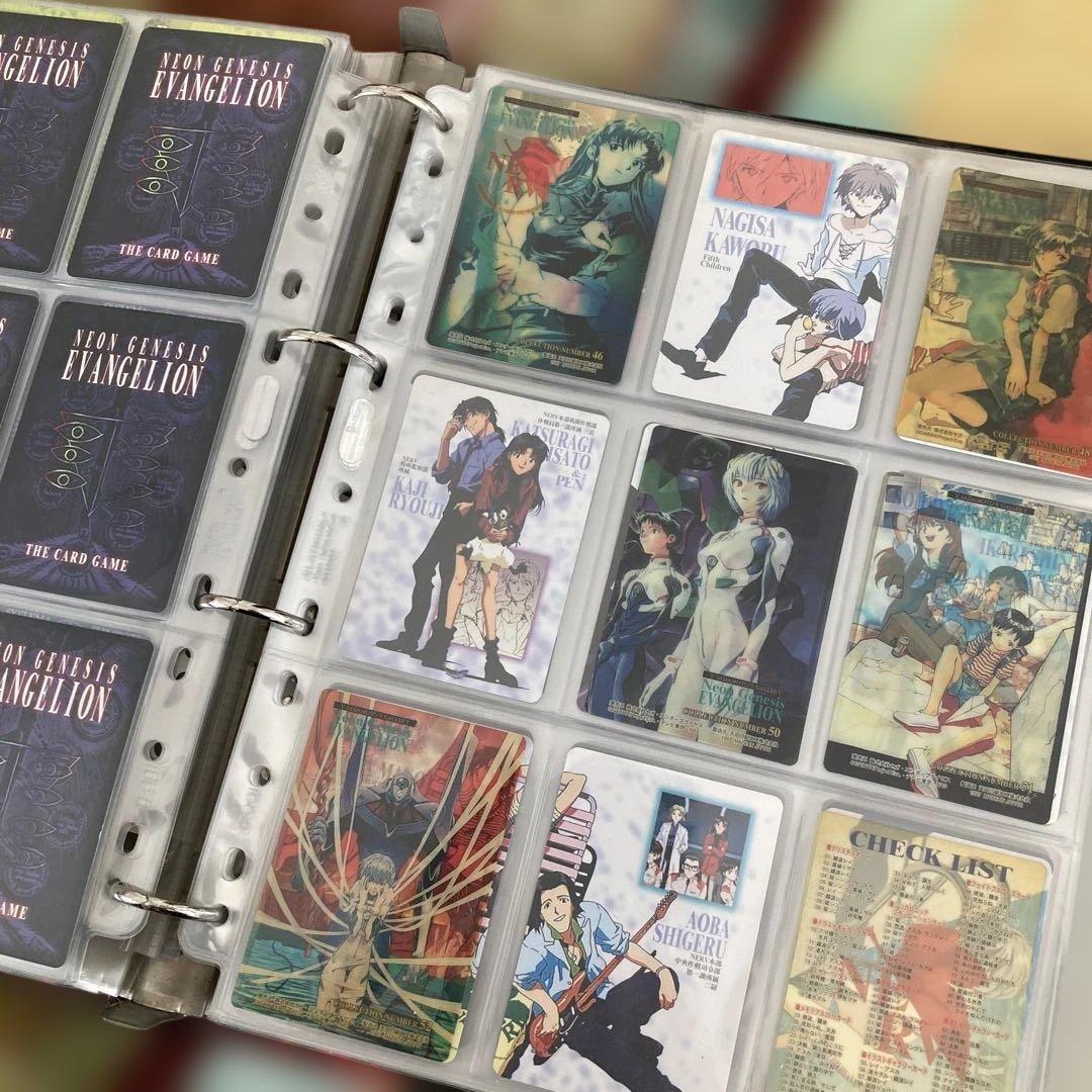 エヴァ カードダスマスターズ ワイド オフィシャル カード バインダー　他