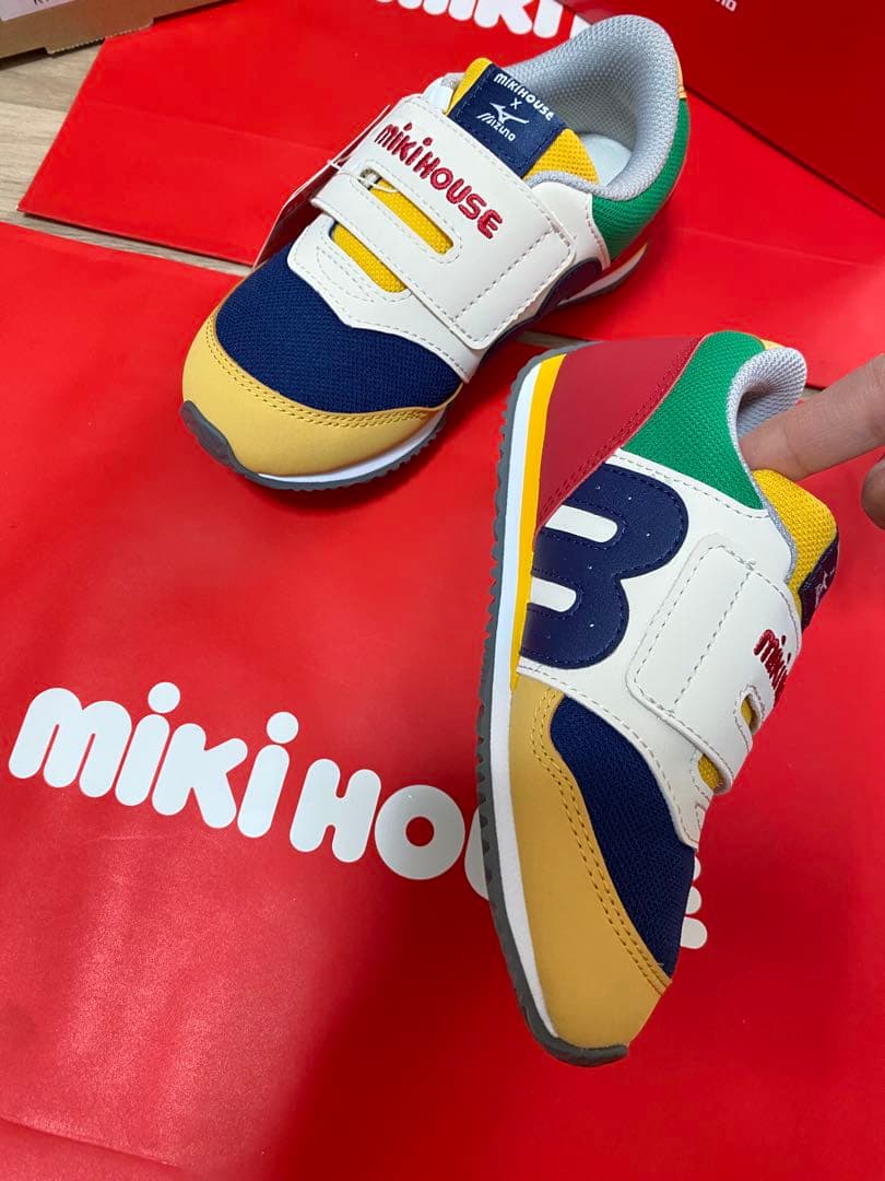 ミキハウス　ミズノコラボ キッズシューズ
