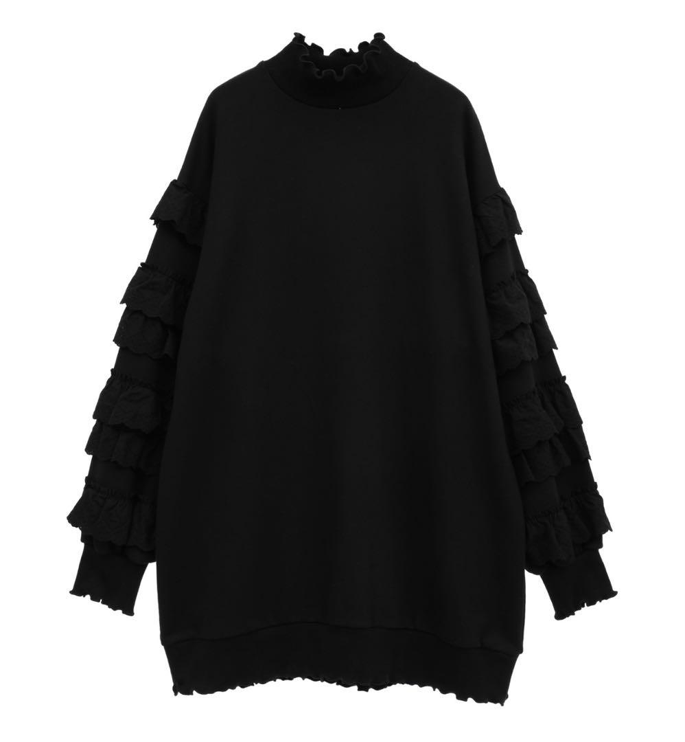 Candy Stripper FRILL SLEEVE SWEAT ワンピース