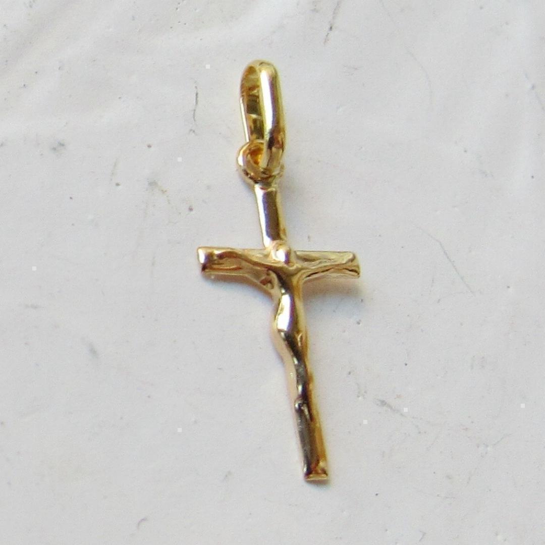 つっちー☆K18 18K クロス　刻印 十字架 刻印あり 18金