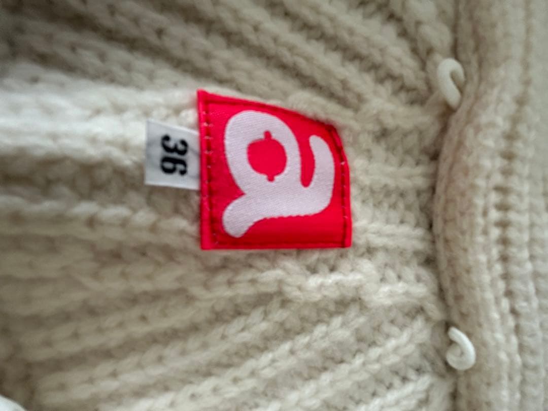 アルチビオ ウールニット切替ダウン　36