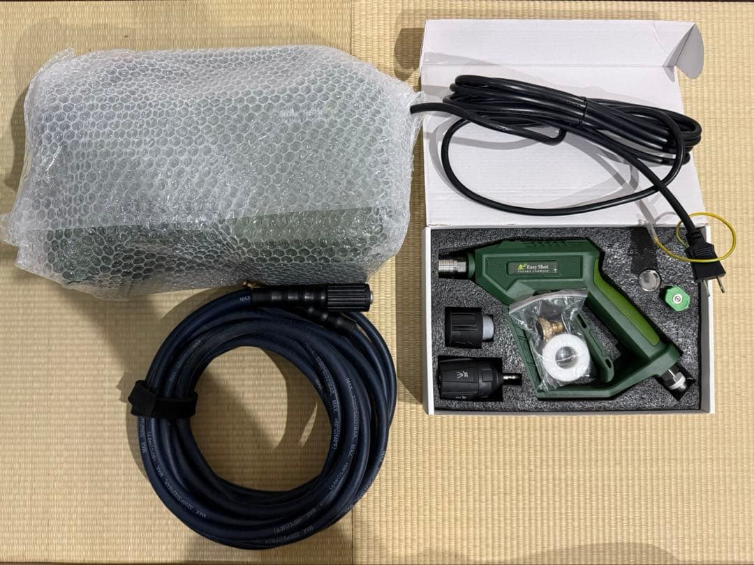 ながら洗車　ライフルタンク　イージーショット　 高圧洗浄機