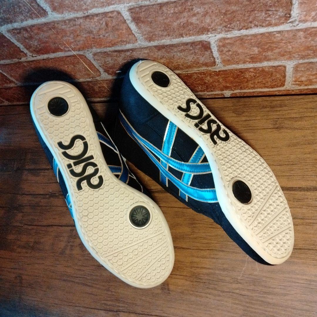 アシックス ボクシングシューズ ブラック×ブルー # 547