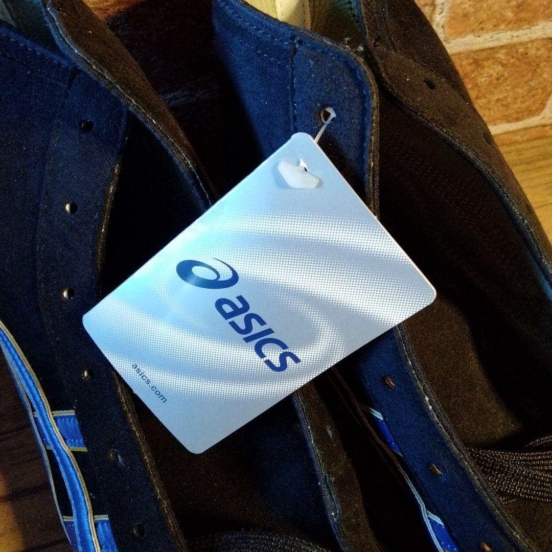 アシックス ボクシングシューズ ブラック×ブルー # 547