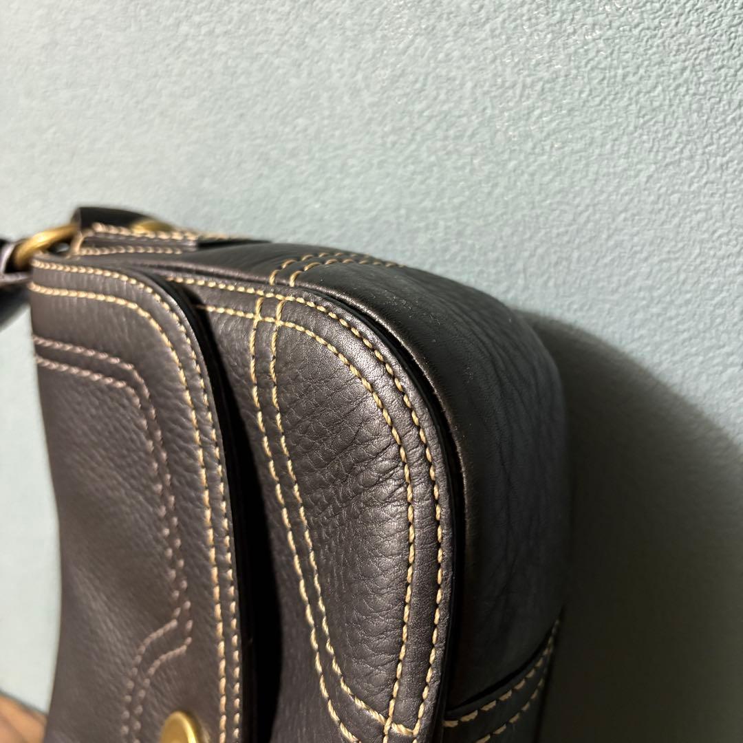 Y2K Coach コーチ チェルシー ターンロック ショルダーバッグ ブラック