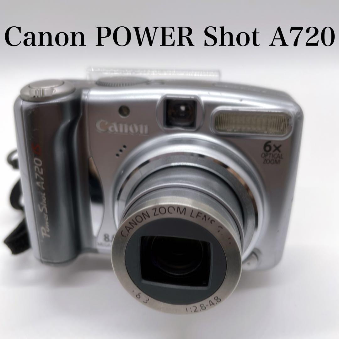 Canon キャノン　PowerShot A720IS シルバー　ガンメタ