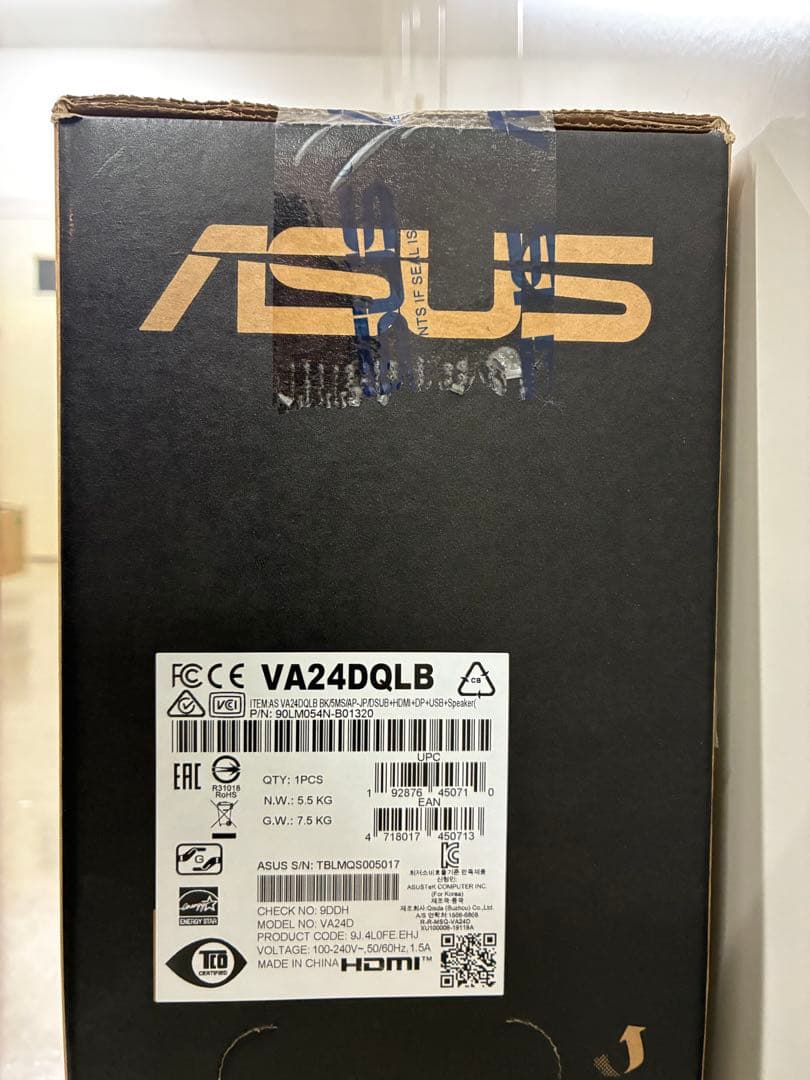 【新品】エイスース ASUS 液晶モニター23.8型か