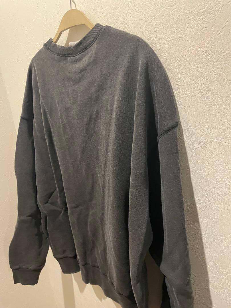 【永瀬廉さん着用】SAINT M×××××ブラック スウェット トレーナー　XL