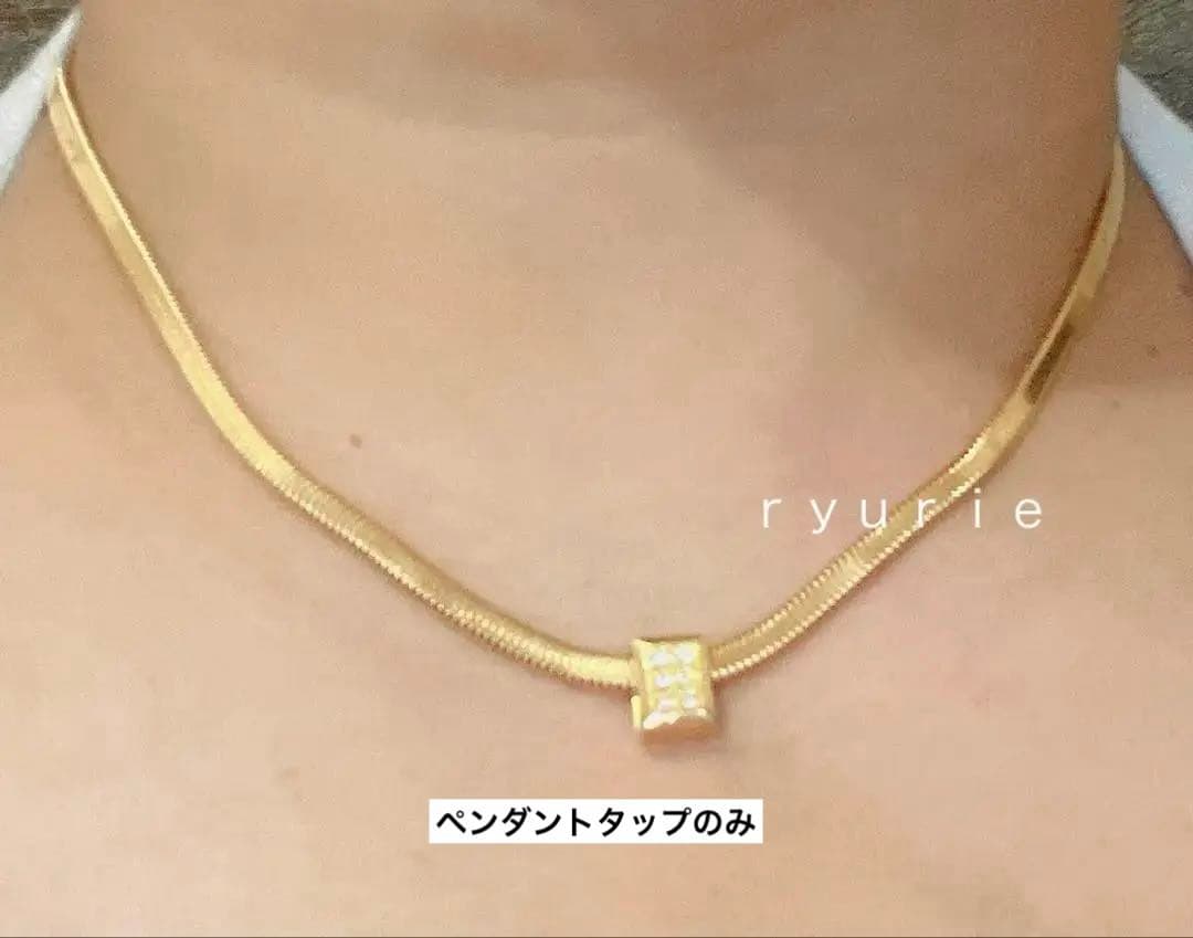 【値下げ】18金BOXダイヤペンダントタップ　ユニセックス　大セール❣️