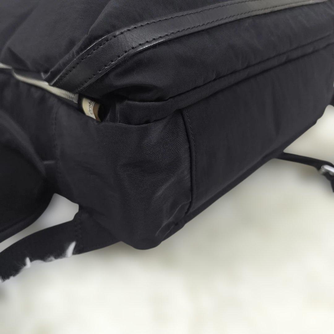 極美品✨ オロビアンコ センプレライト バックパック ナイロン 2層 B4可 黒