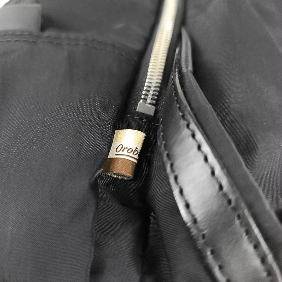 極美品✨ オロビアンコ センプレライト バックパック ナイロン 2層 B4可 黒