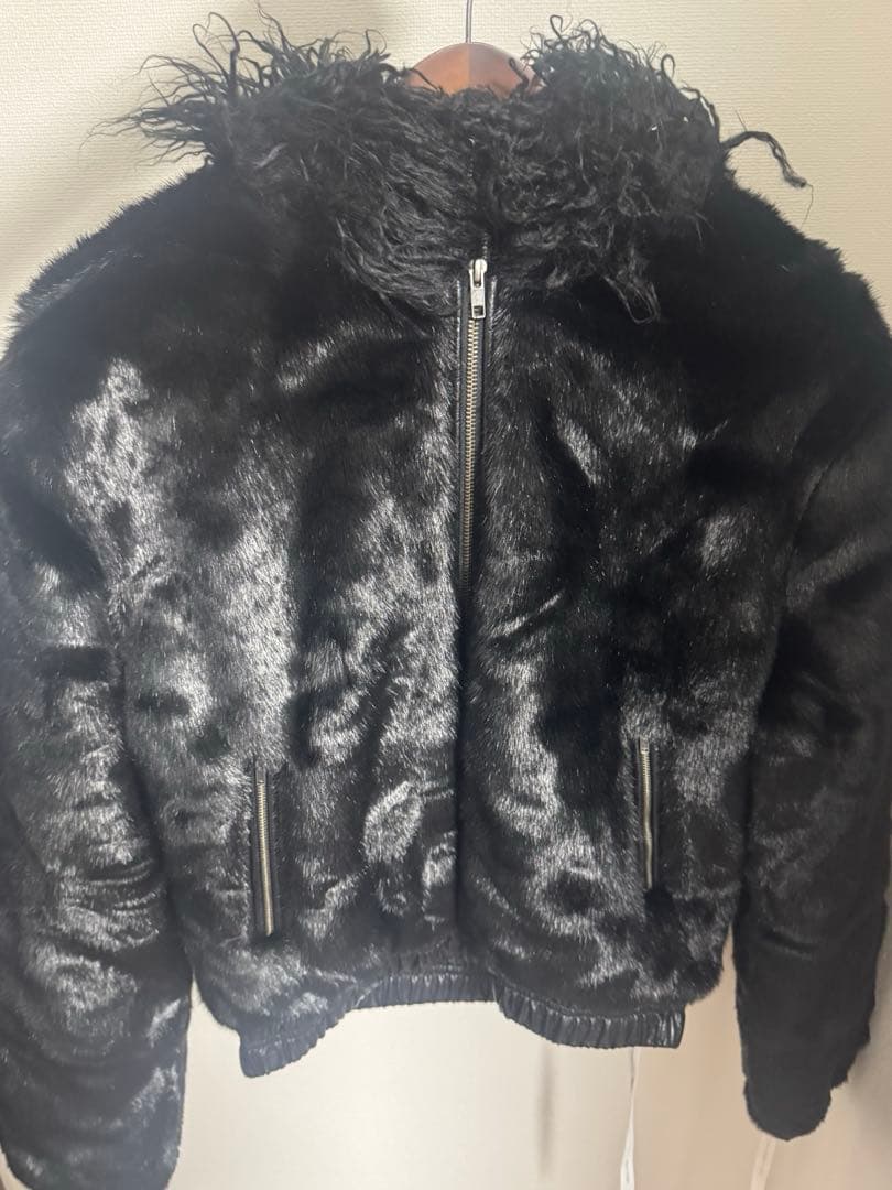 Jaded London ブラックファージャケット Mサイズ