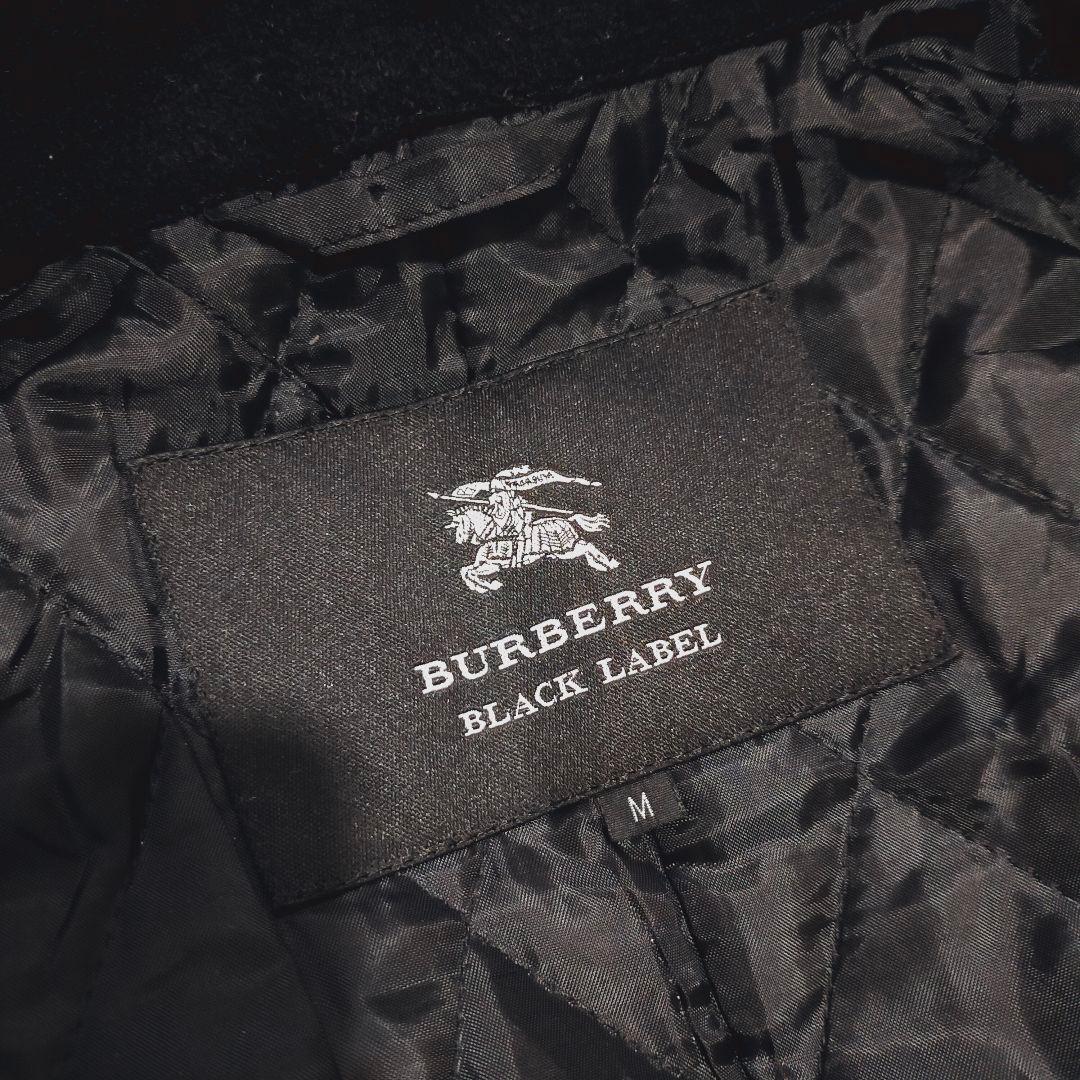 極美品　バーバリー ブラックレーベル ダッフルコート　山下智久　キルティング　黒