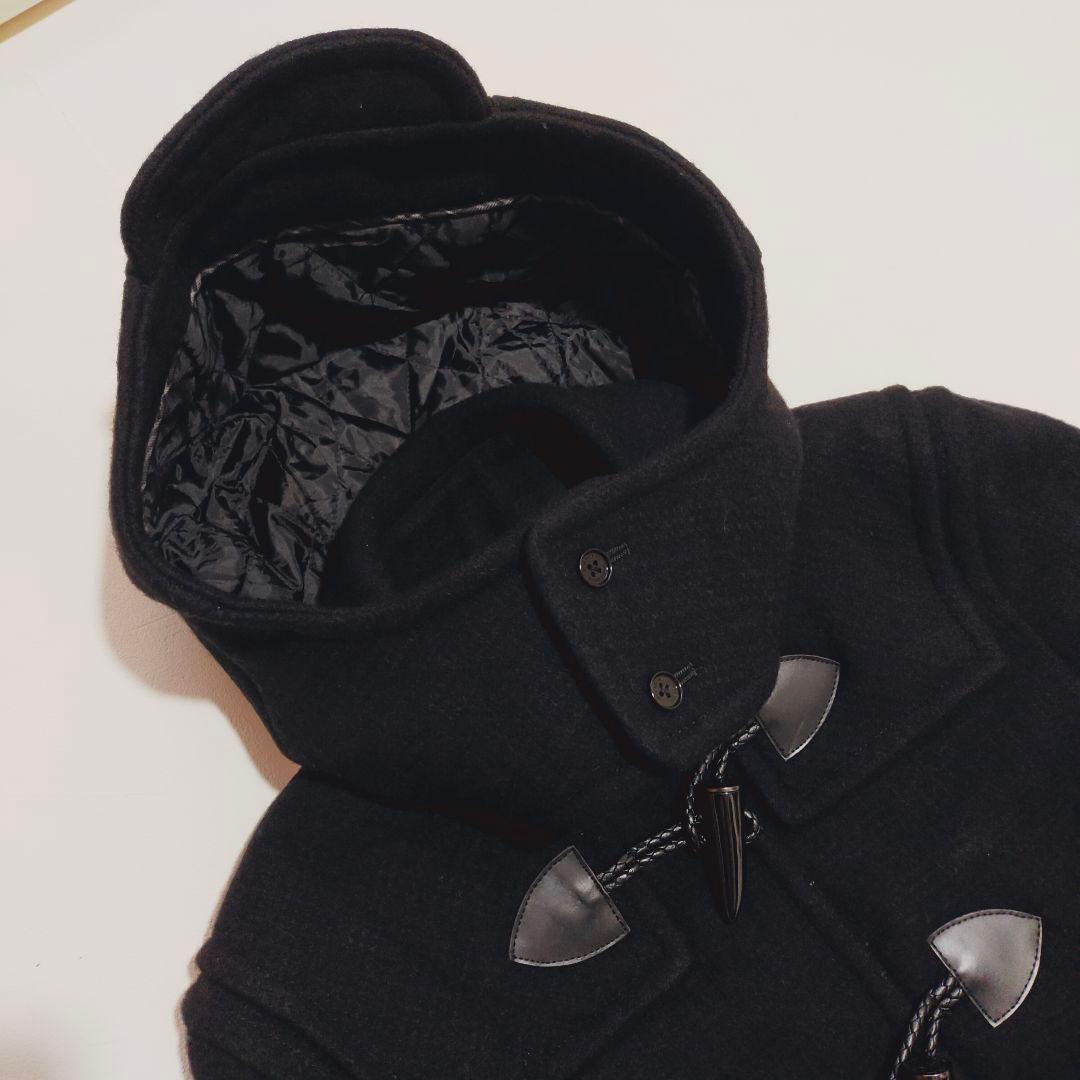 極美品　バーバリー ブラックレーベル ダッフルコート　山下智久　キルティング　黒