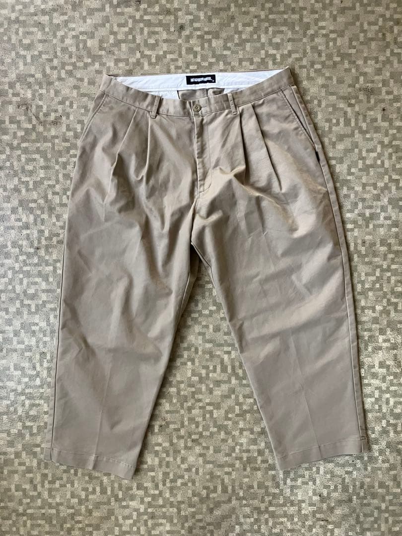 neighborhood ワイドツータックパンツ XL