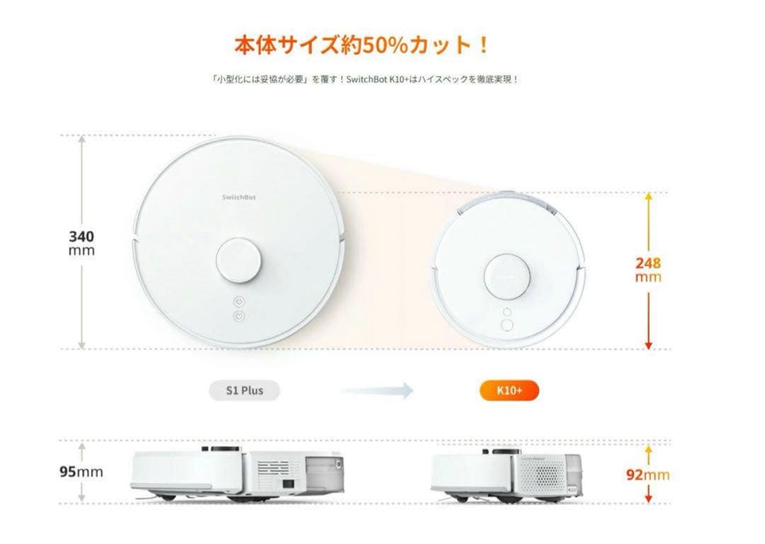 【金額変更！]SwitchBotロボット掃除機K10+ 一年分アクセサリー