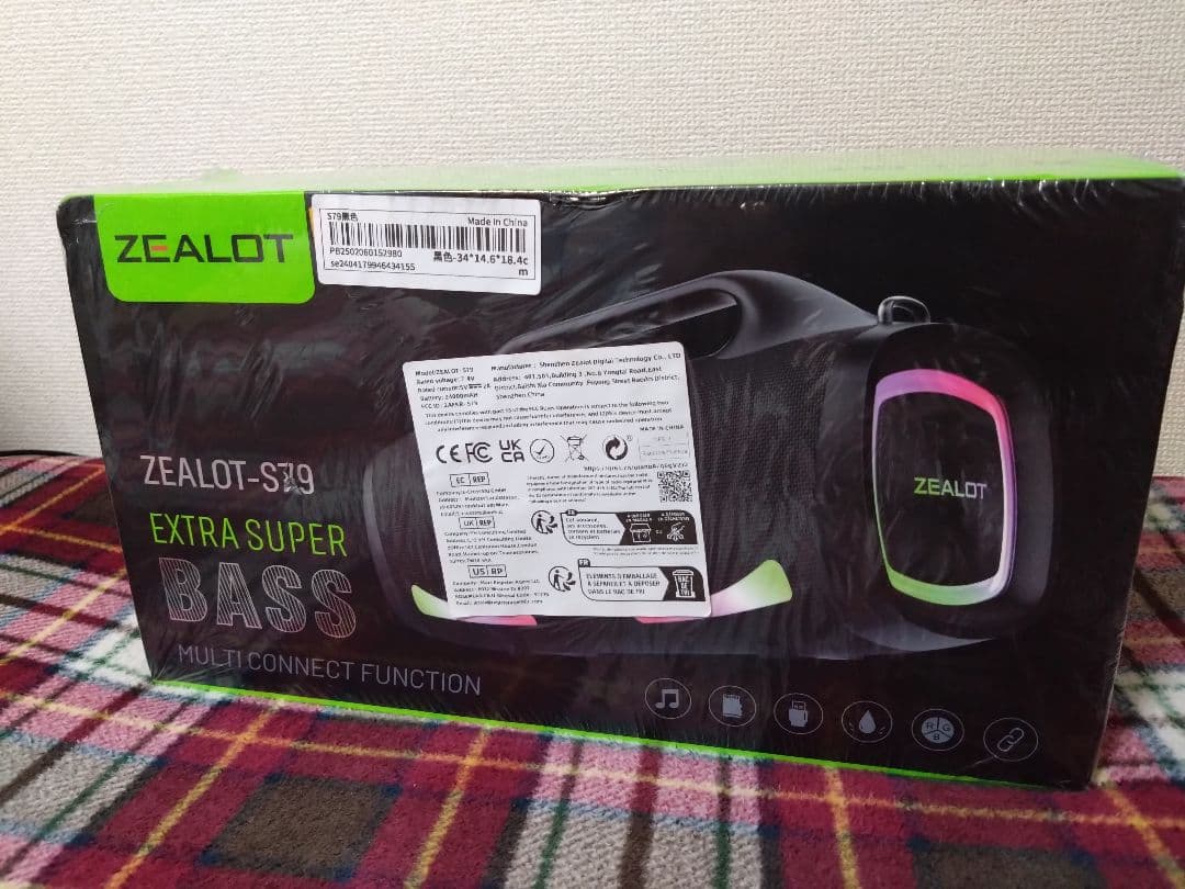 ポータブルスピーカー　ZEALOT S79