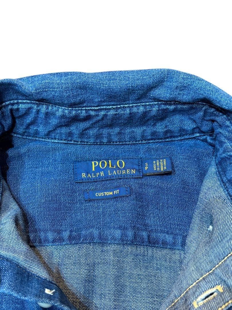 【未使用級✨】ポロラルフローレン即完売ダンガリーシャツデニムシャツマルチポニー