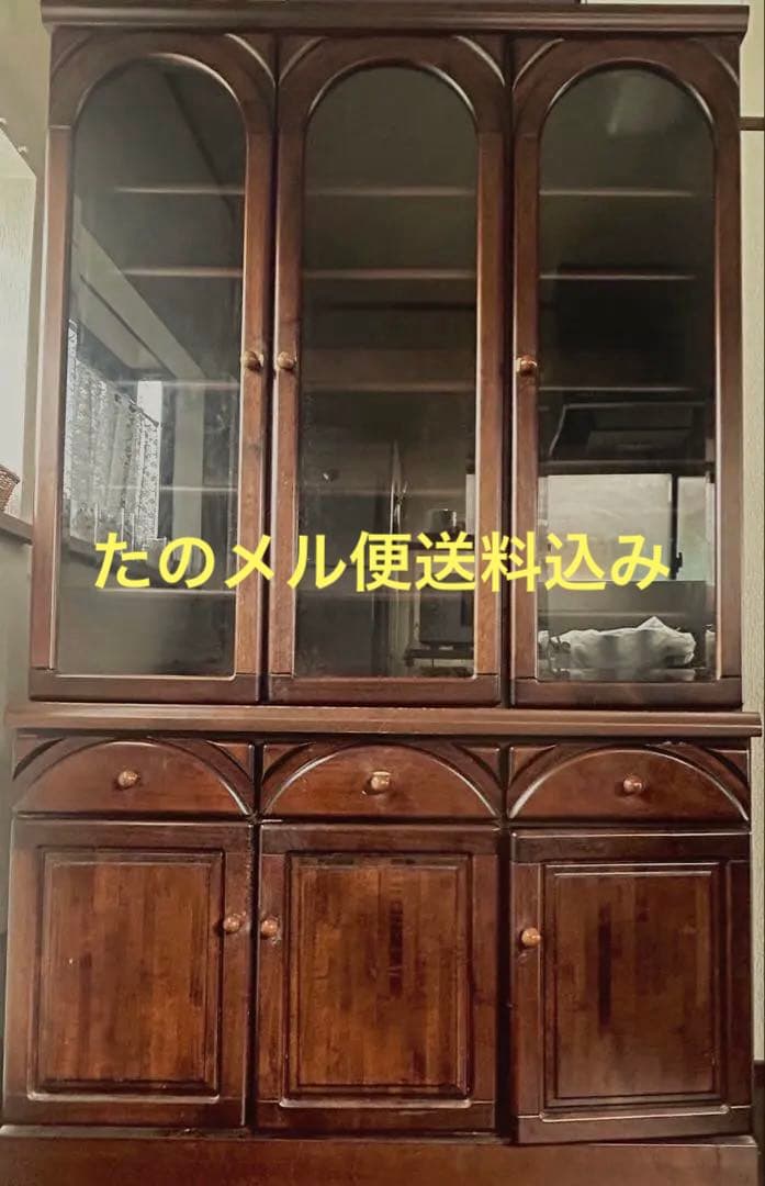 本日　食器棚 木製 アンティーク家具　販売価格 2900円