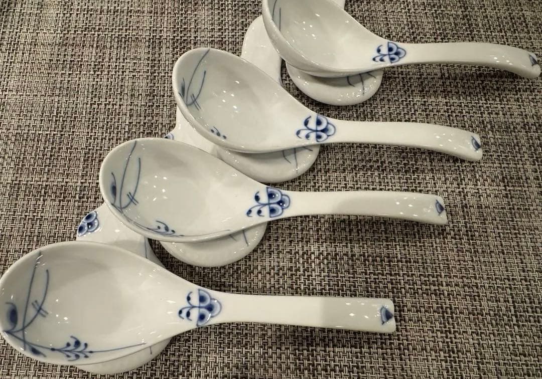 ロイヤルコペンハーゲン　ブルーパルメッテ　スプーン　箸置き　カトラリーレスト