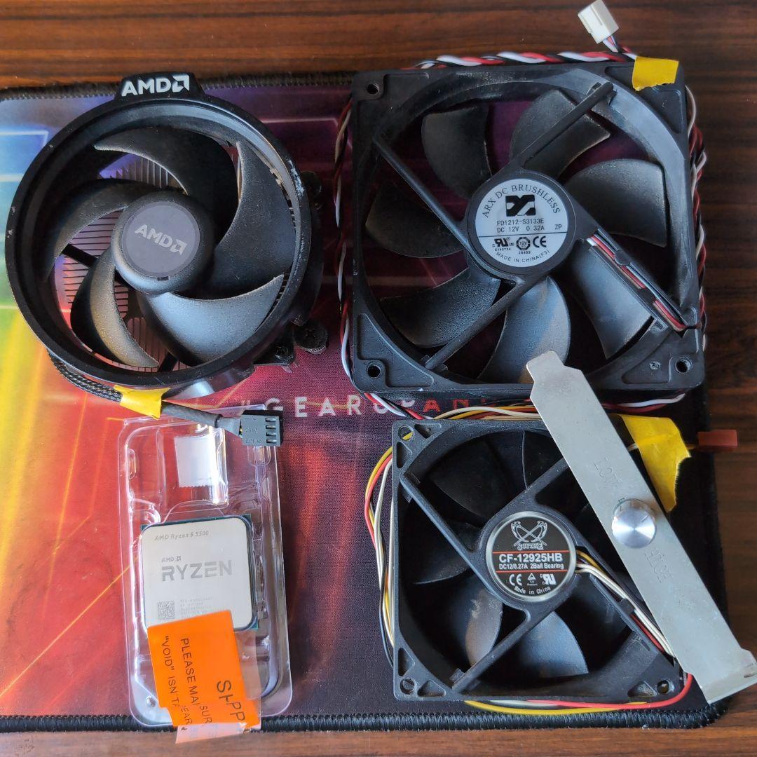 AMD RYZEN5 5500 CPU AM4 中古完動品 ファンおまけ