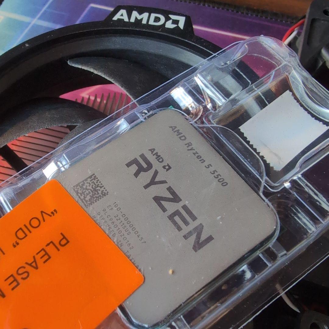 AMD RYZEN5 5500 CPU AM4 中古完動品 ファンおまけ