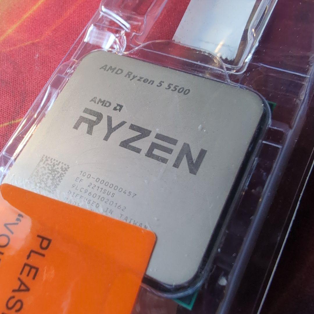 AMD RYZEN5 5500 CPU AM4 中古完動品 ファンおまけ