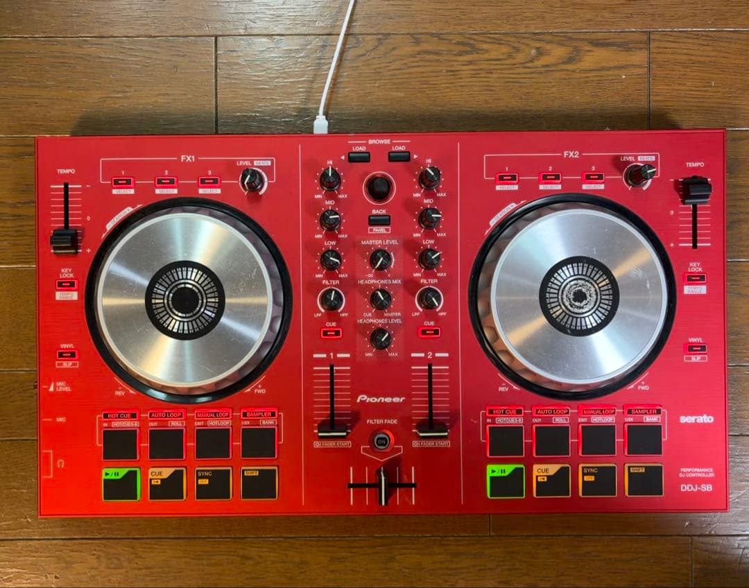 Pioneer DDJ-SB-R serato DJコントロー ラー限定色