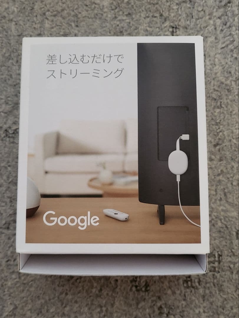 Google Chromecast GZRNL 4K リモコン付