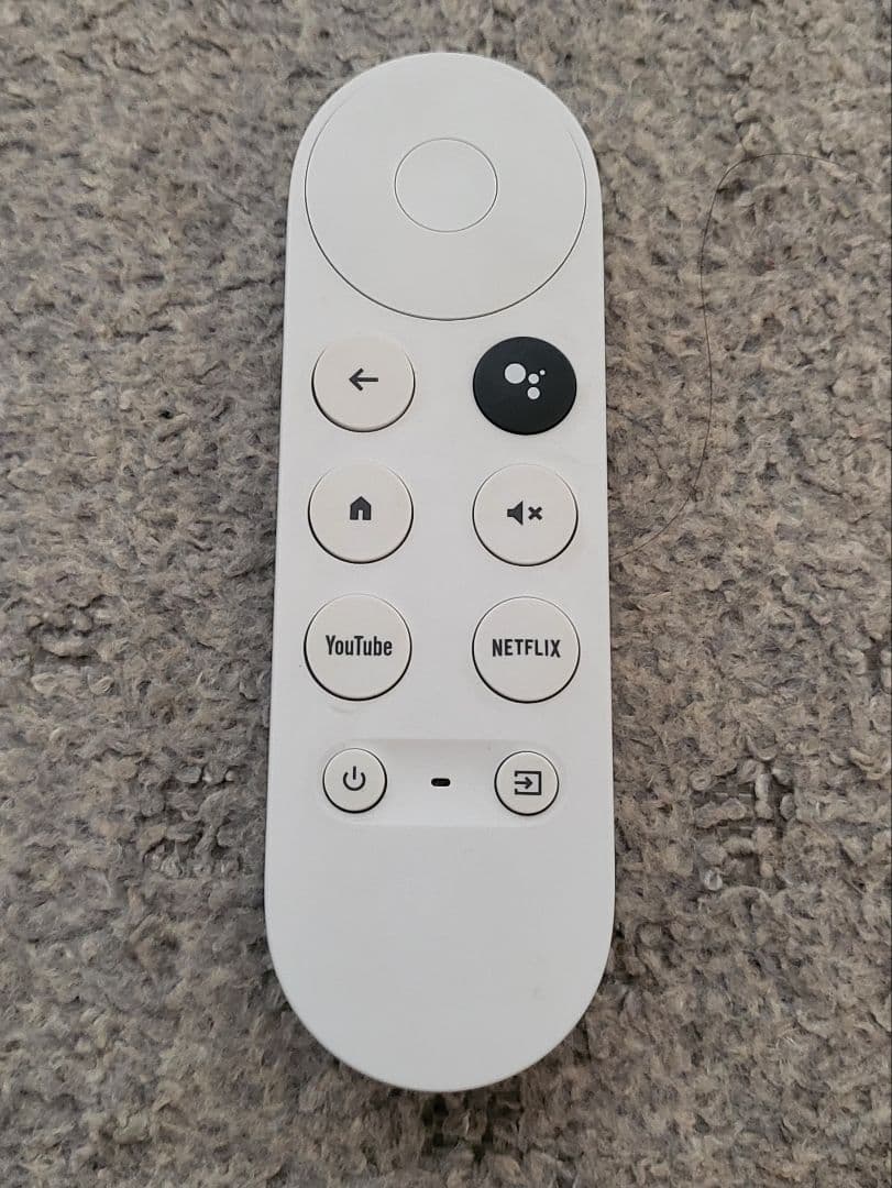 Google Chromecast GZRNL 4K リモコン付