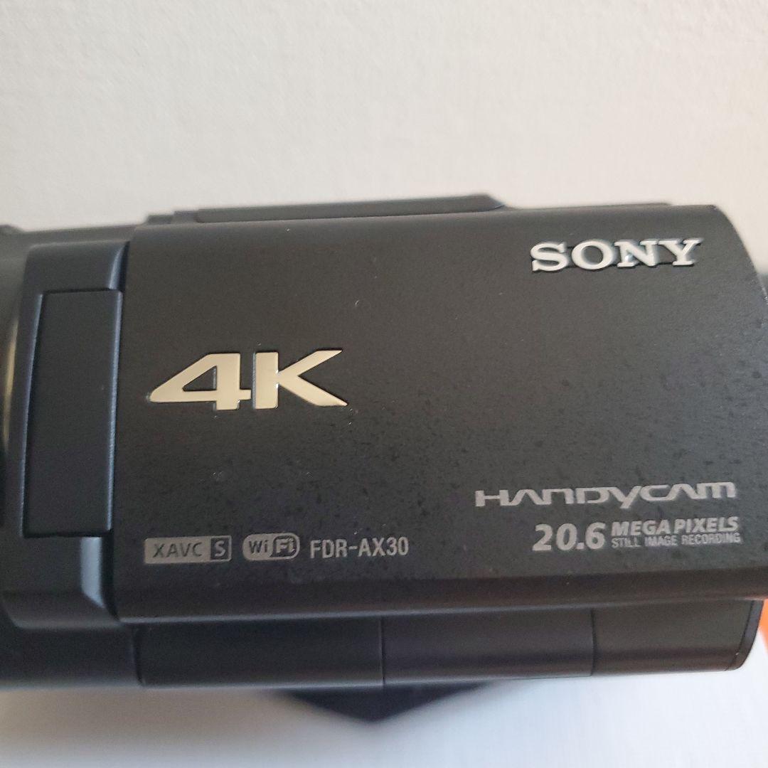 SONY FDR-AX30 4K ビデオカメラ バッテリー2個付き