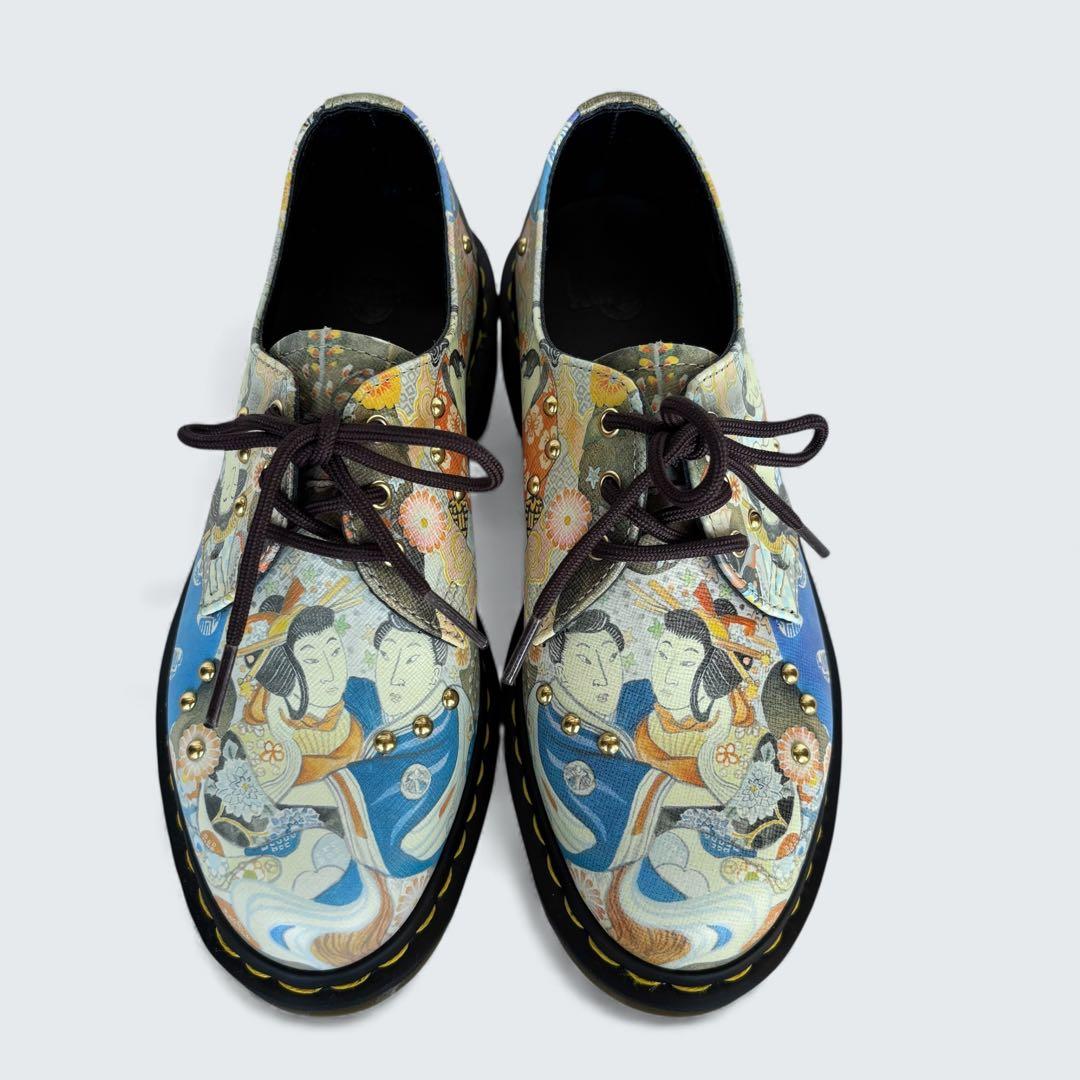 未使用級　ドクターマーチン　浮世絵 コラボ　JAPAN 3ホール　革靴