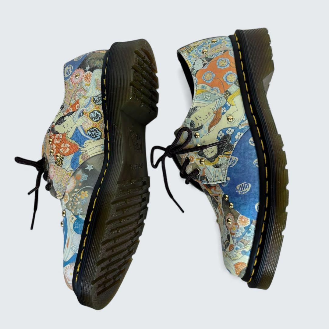 未使用級　ドクターマーチン　浮世絵 コラボ　JAPAN 3ホール　革靴