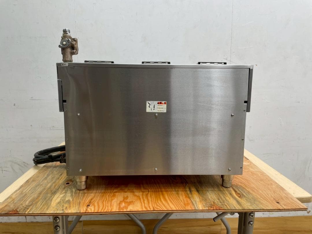 T7924☆ニチワ☆NICHIWA☆3連付☆電気自動餃子焼器☆卓上式☆