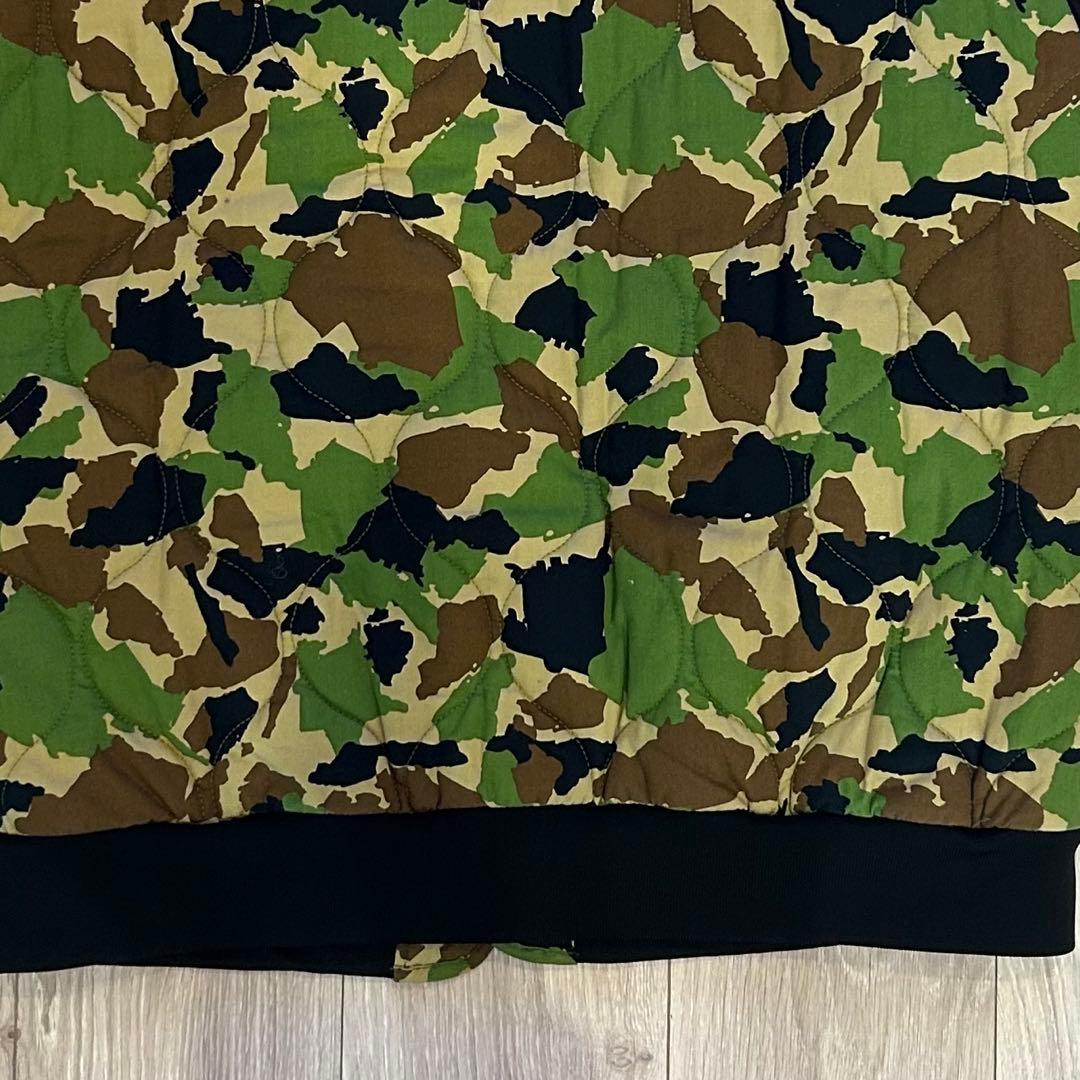 【美品】ROCA WEAR ロカウェア キルティングジャケット カモ 迷彩