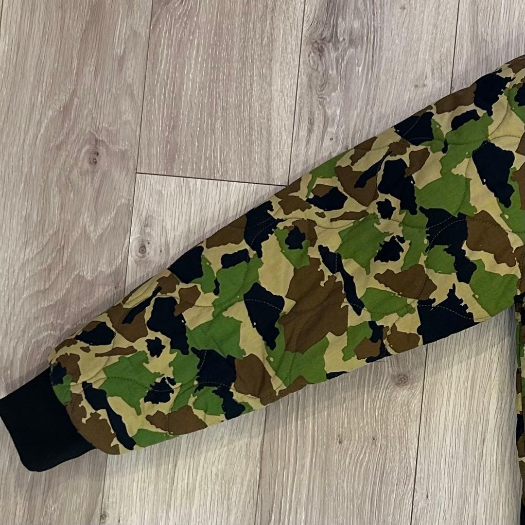 【美品】ROCA WEAR ロカウェア キルティングジャケット カモ 迷彩