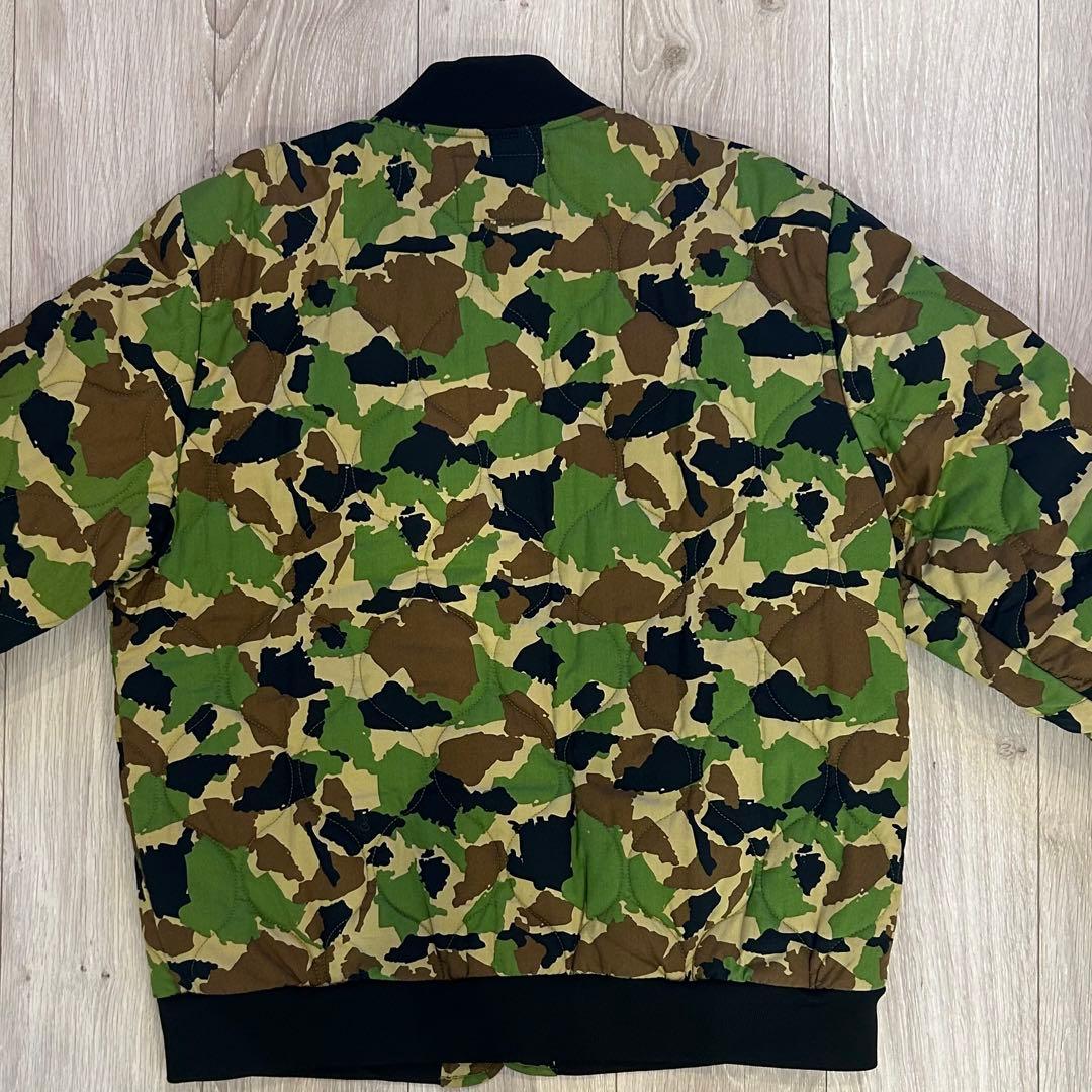 【美品】ROCA WEAR ロカウェア キルティングジャケット カモ 迷彩