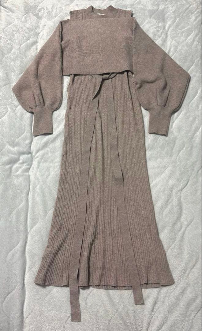 Rirandture リランドチュール 4WAYケーブルワンピースSET モカ