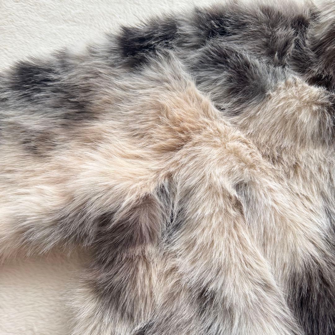 【新品タグ付き】JEANASIS MIXカラーファーブルゾン