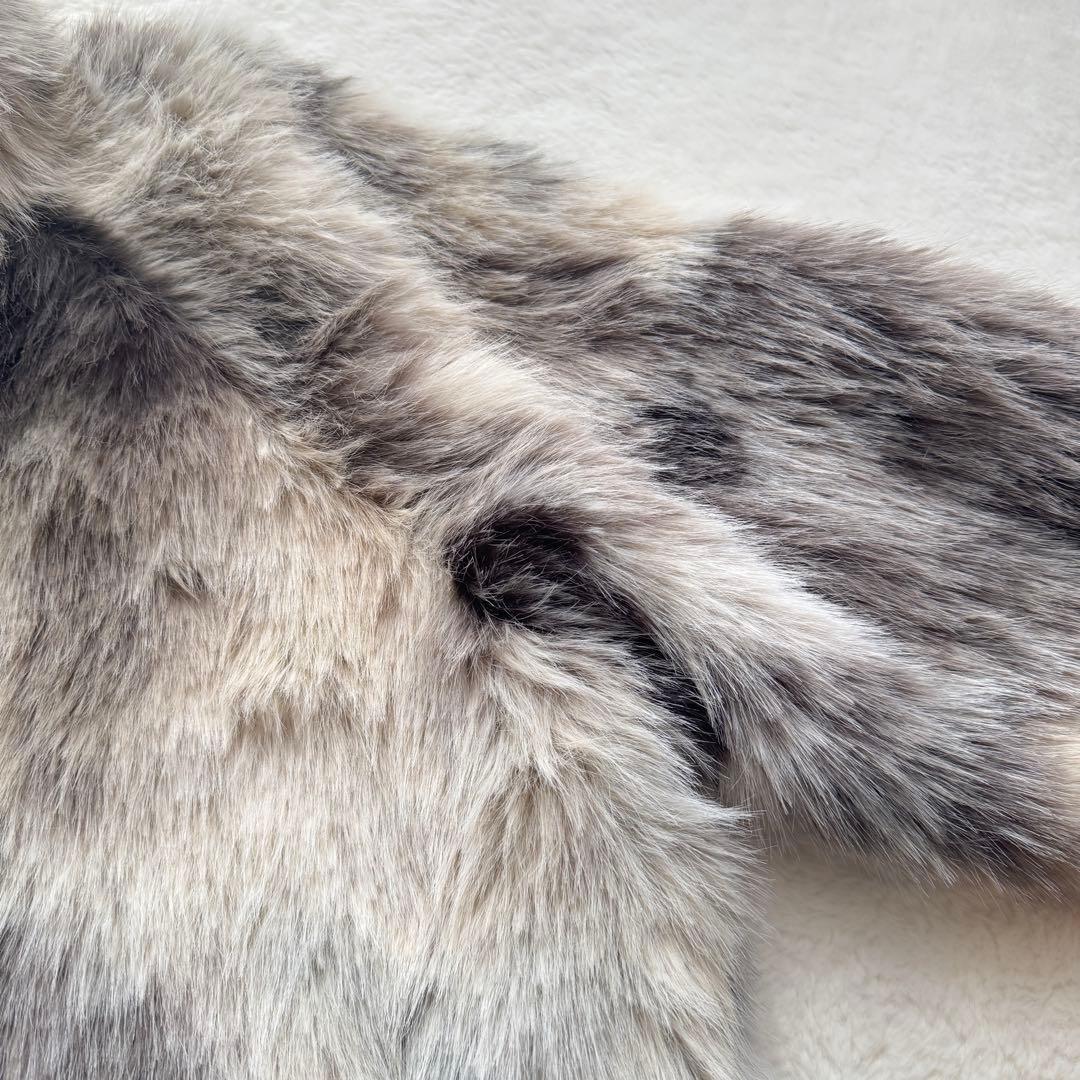 【新品タグ付き】JEANASIS MIXカラーファーブルゾン