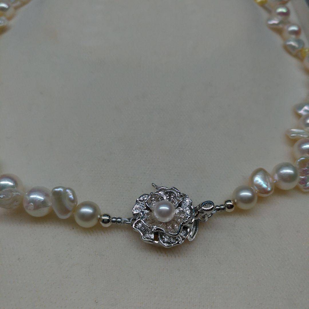 あこや本真珠と淡水ケシネックレス