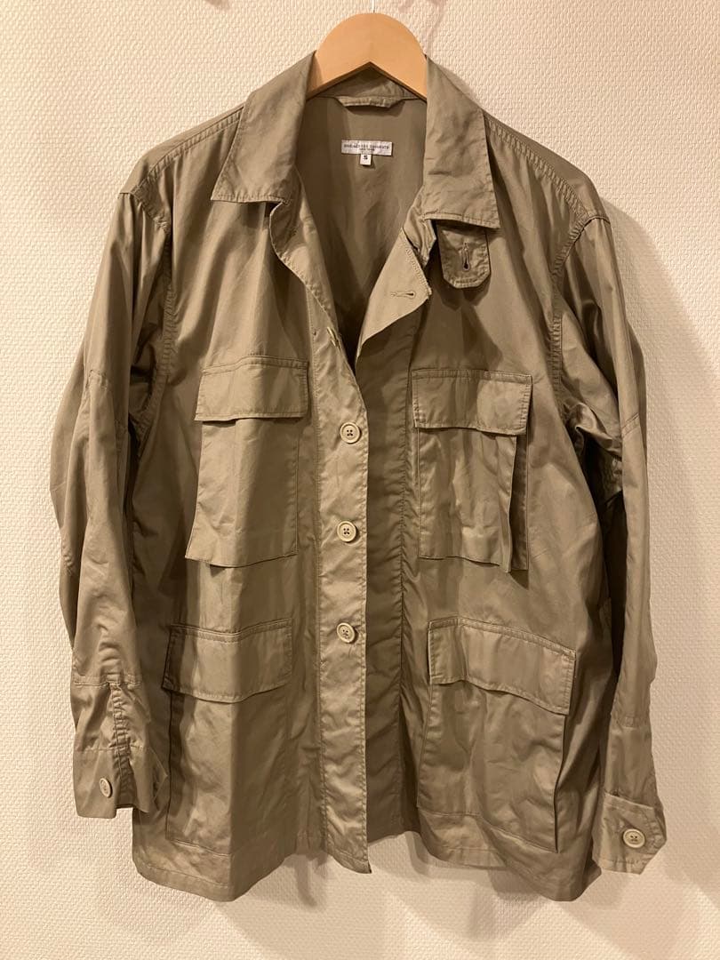 BDU jacket High count twill カーキ　Sサイズ