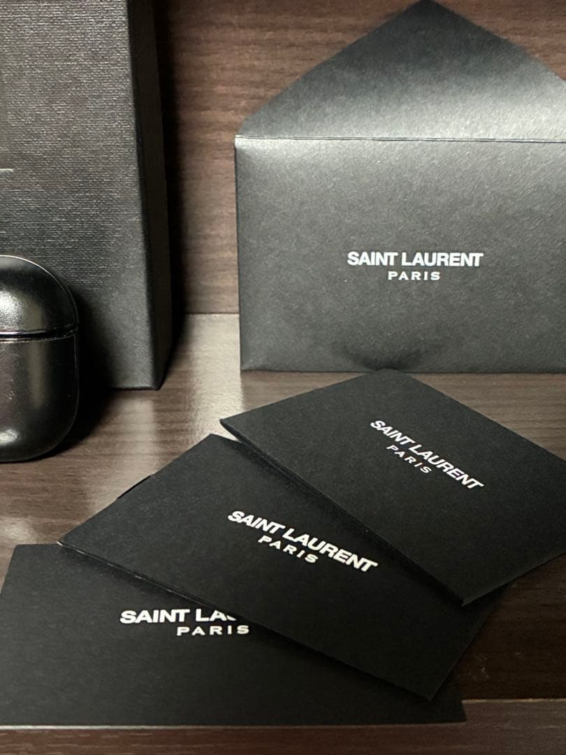 【寿司打】SAINT LAURENT イヤホンケース ブラック