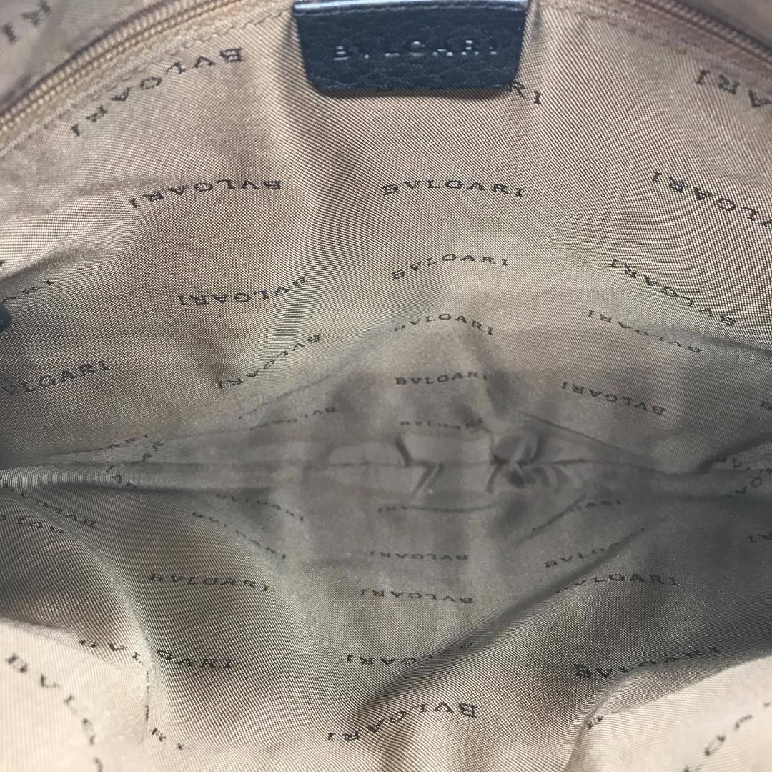 【極美品】ブルガリ アスコット ホーボー ショルダーバッグ レザー