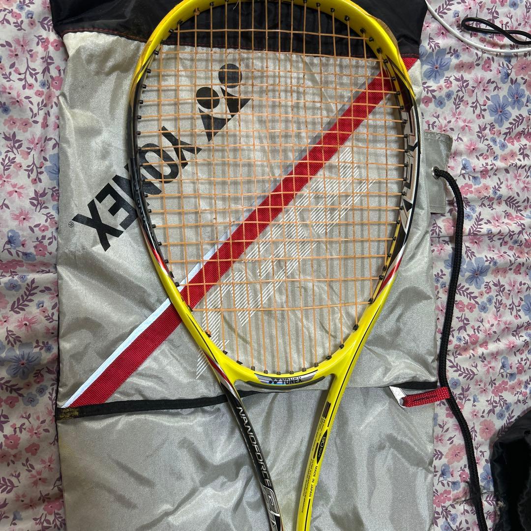 【限定色】YONEX ソフトテニスラケット軟式用　ナノフォース8v おまけ付き