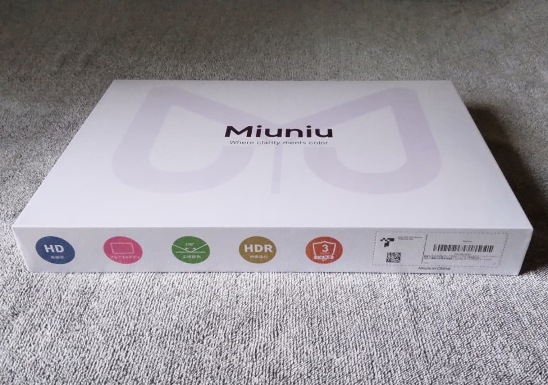 Miuniu モバイルモニター 15.6インチ 金属製 VESA対応【新品】